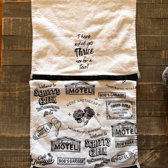 Schitts Creek Set Of 2 Hand Towels - Picture 4 of 5
